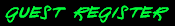 The Guest Register - Please sign in!